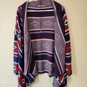 Wrangler western print cardigan size small